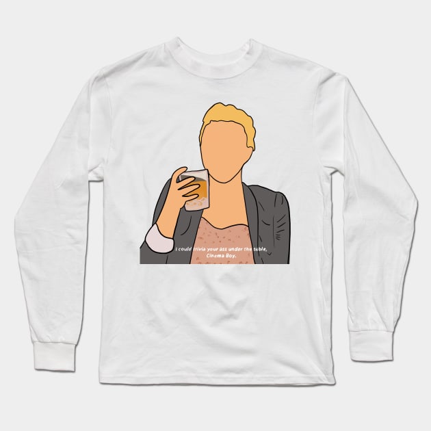 Cinema Boy Long Sleeve T-Shirt by notastranger